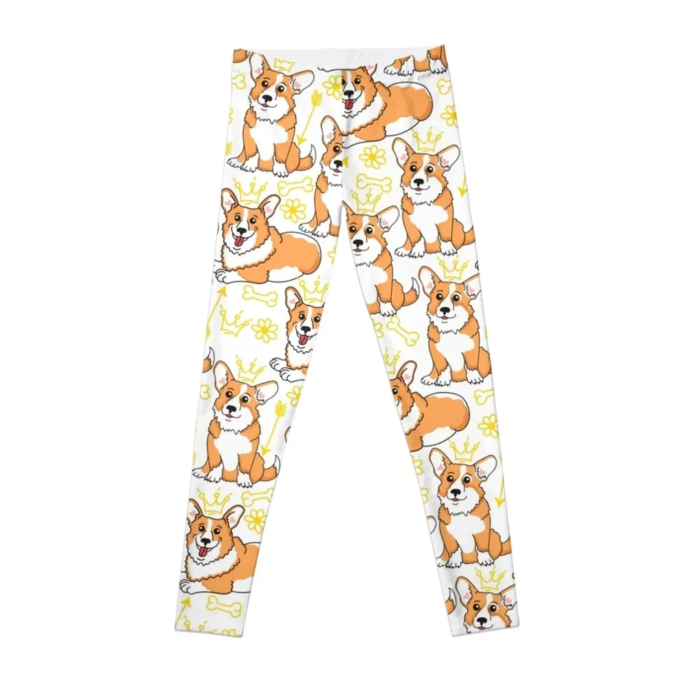

Corgi cute corgi Leggings Women's trousers sportswear gym for physical Womens Leggings