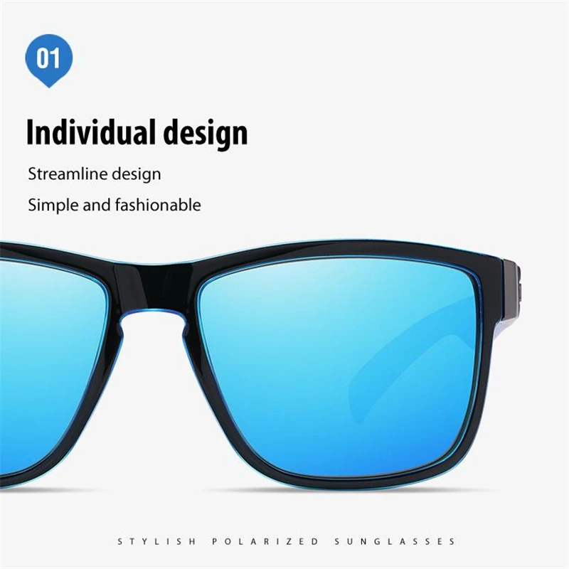 Outdoor Night Vision Lens Myopia Sunglasses Men Polarized Driving Square Prescription Sun Glasses For Man 0 -0.5 -0.75 To -6.0 5