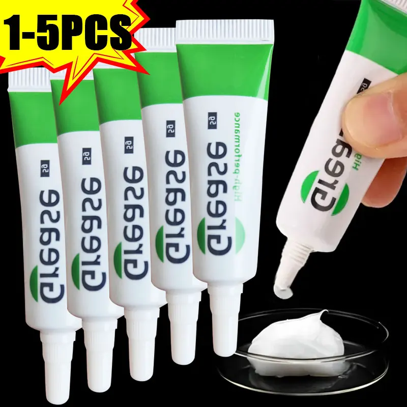 Silicone Grease 1-5pcs Waterproof Lithium Oil High Voltage Insulating Brake Marine Spark Plugs Car Bearing