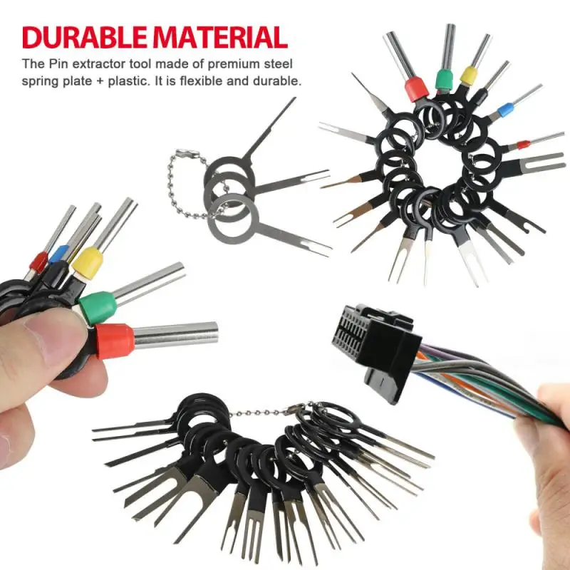 

Wire Terminal Removal Puller Tool Car Electrical Wiring Crimp Connector Pin Kit Wire Release Tool