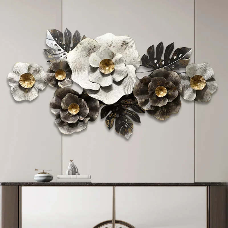 Wall Hanging Home Decoration Sofa Background Wall Iron Metal Hollow Wall Decoration 4