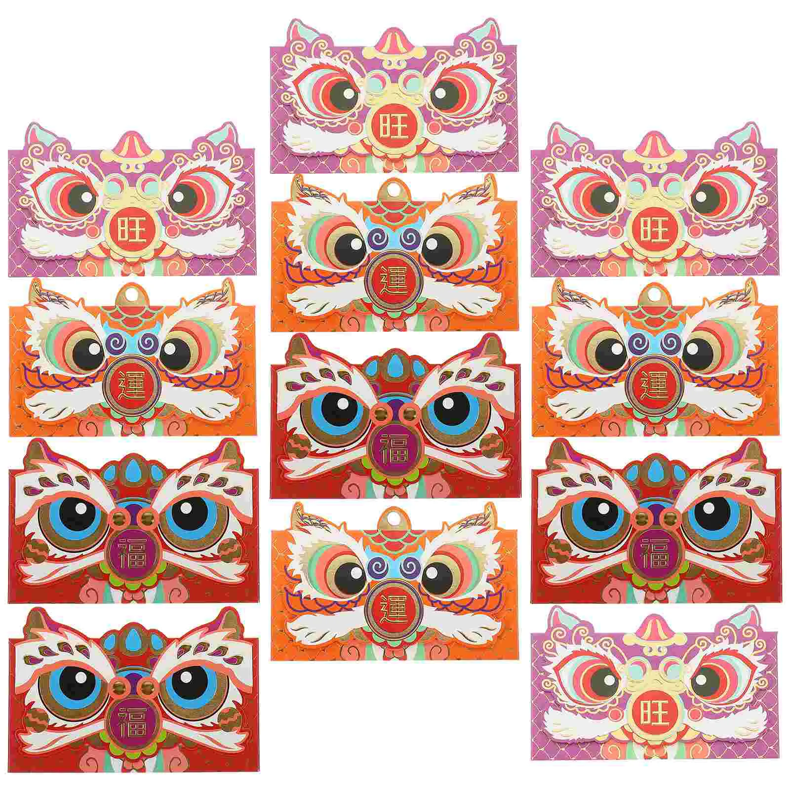 

2024 Year The Dragon Red Packet Chinese New Year Hongbao Vietnamese Red Envelopes Spring Festival Li Xi Gift Wedding