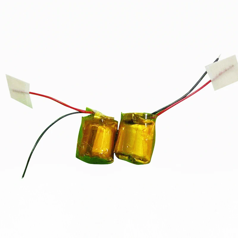 10 Batterie Ricaricabili LiPo 3.7V 40mAh - Modello 501012 Per Cuffie, MP3, GPS - EHAO