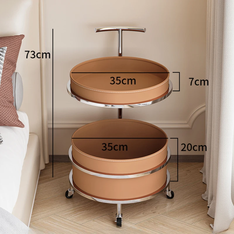 Small Coffee Children Nightstands Designer Nordic Children Nightstands Filing Cabinet Storage Furniture RR50CN