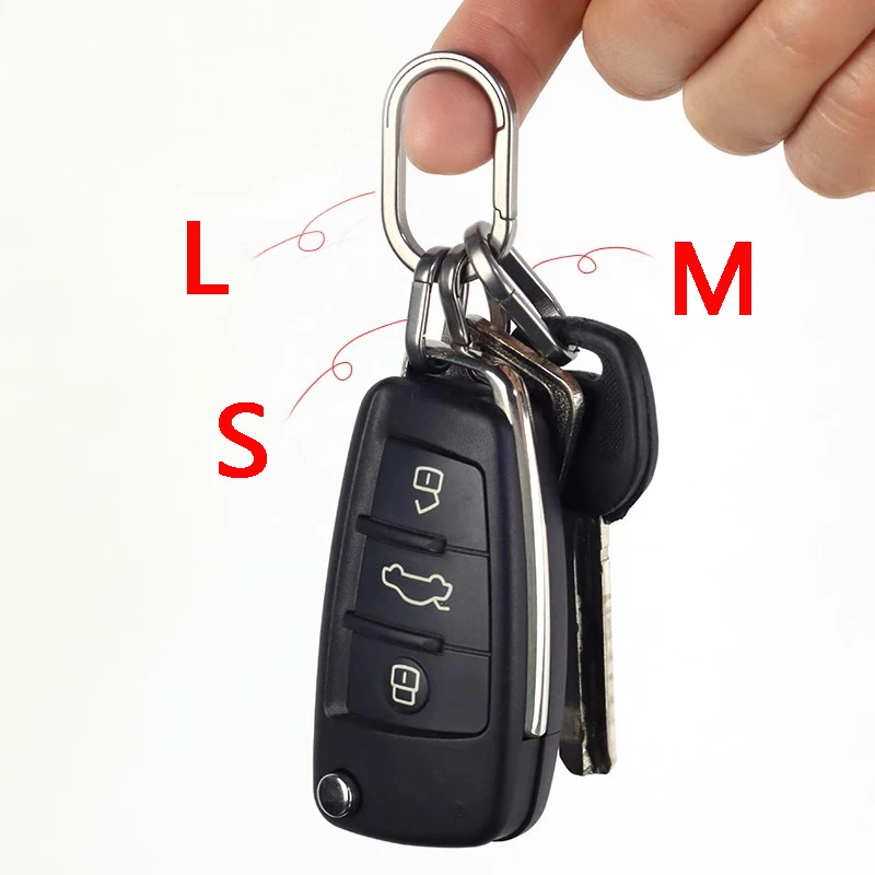 Titanium Alloy Quickdraw Keychain - Lightweight EDC Carabiner
