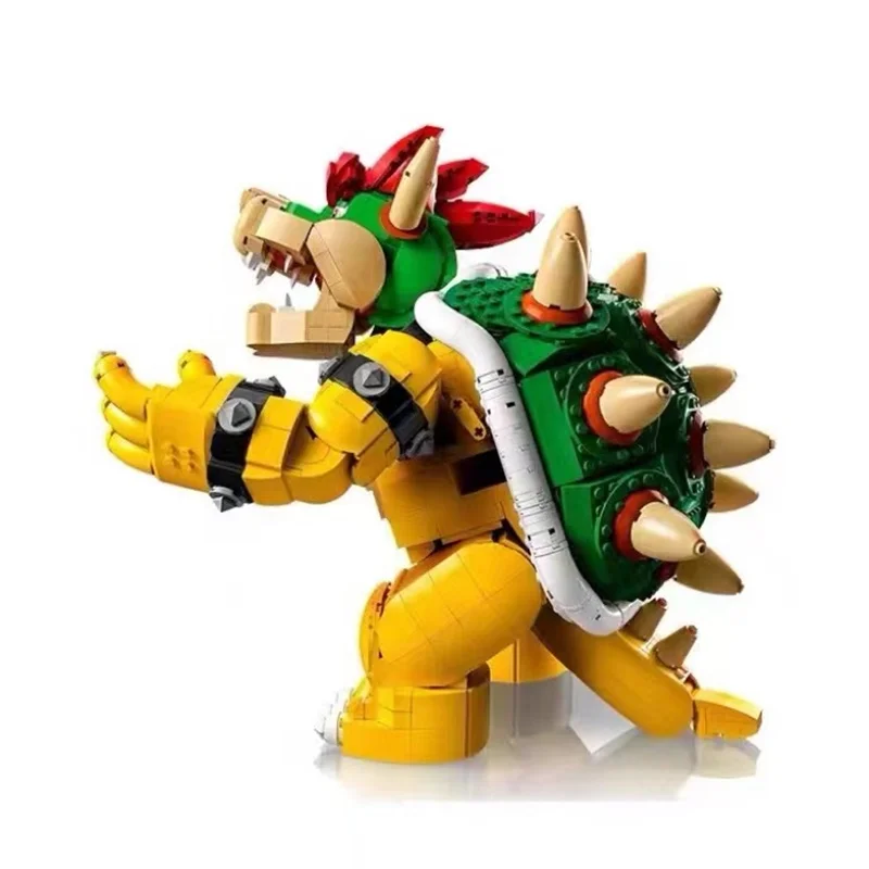 Mighty Bowsered 모델 빌딩 블록 호환 71411 게임 피규어, MOC 키트 벽돌 장난감, 성인 생일 선물, 2807PCs