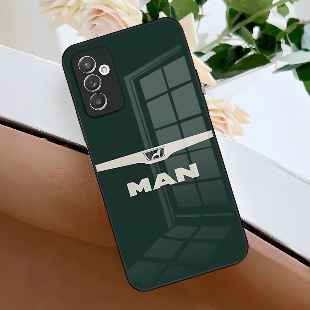Vintage Man Truck Logo Phone Case Cover
