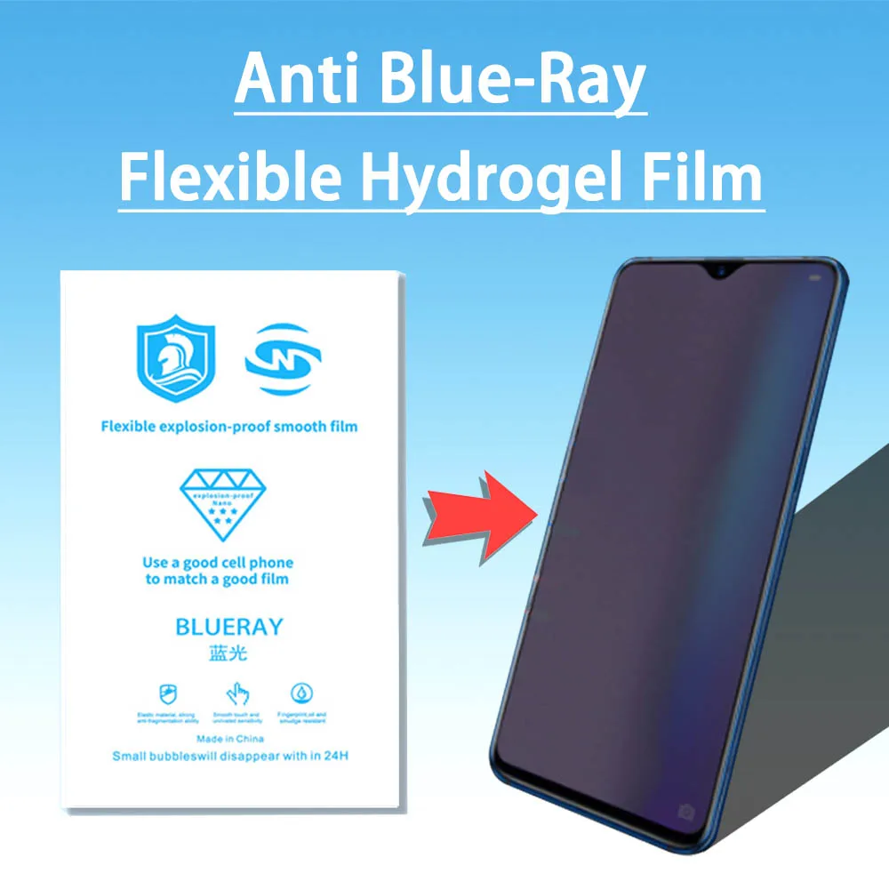Blue light Privacy HD TPU Hydrogel Intelligent Film Cutter Plotter Machine Matte Anti-spy Mobile Phone Screen Protector Movies