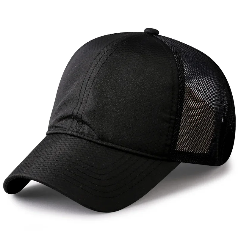 OOhmy Baseball Cap Oversize Big Head Man Plus Size Spring Summer Thin Fabric Mesh Sun Hat Male Snapback M 55-59cm L 60-64cm 3