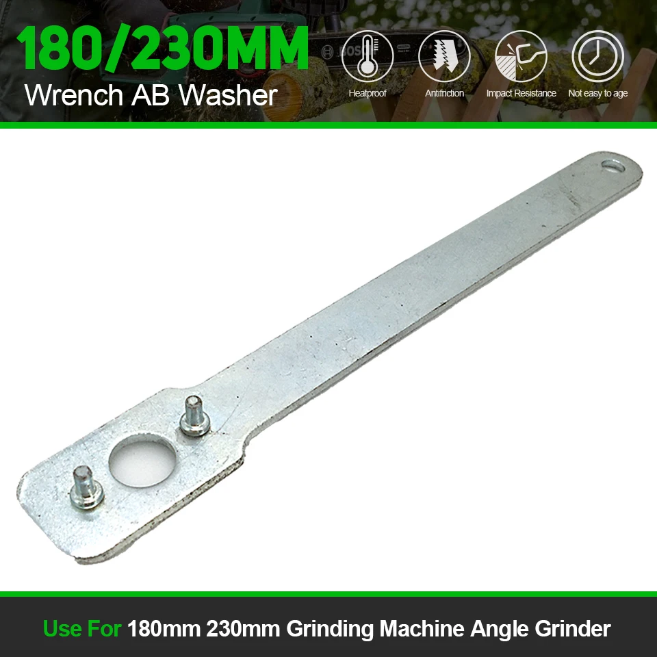 

AB Wrench and Hand Tools Parts Wrench Spanner Lock Flange Nut Pin For 180mm 230mm Grinding Machine Angle Grinder Fast Shipping