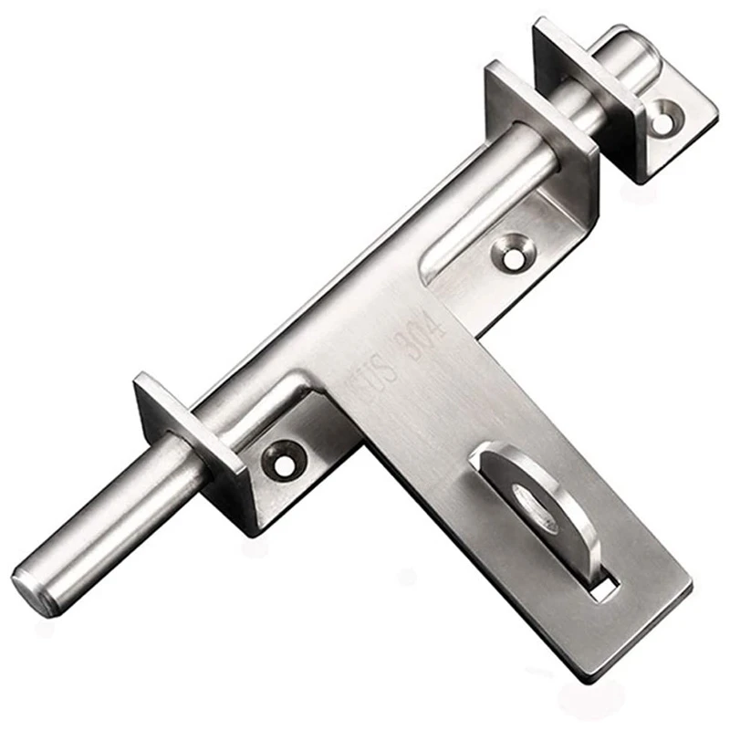 Stainless Steel Bolt 304 Heavy-Duty Left And Right Bolts Sliding Bolt Door Lock Latch door latch hexagon bolt screw