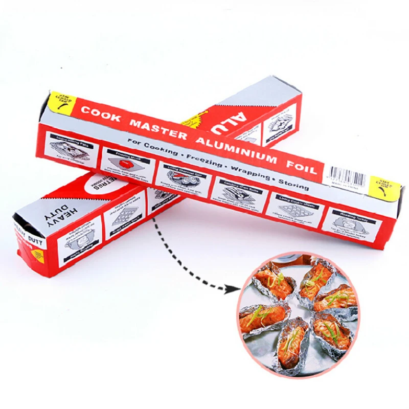 Heavy-Duty Aluminum Foil for Oven Baking and Barbecuing