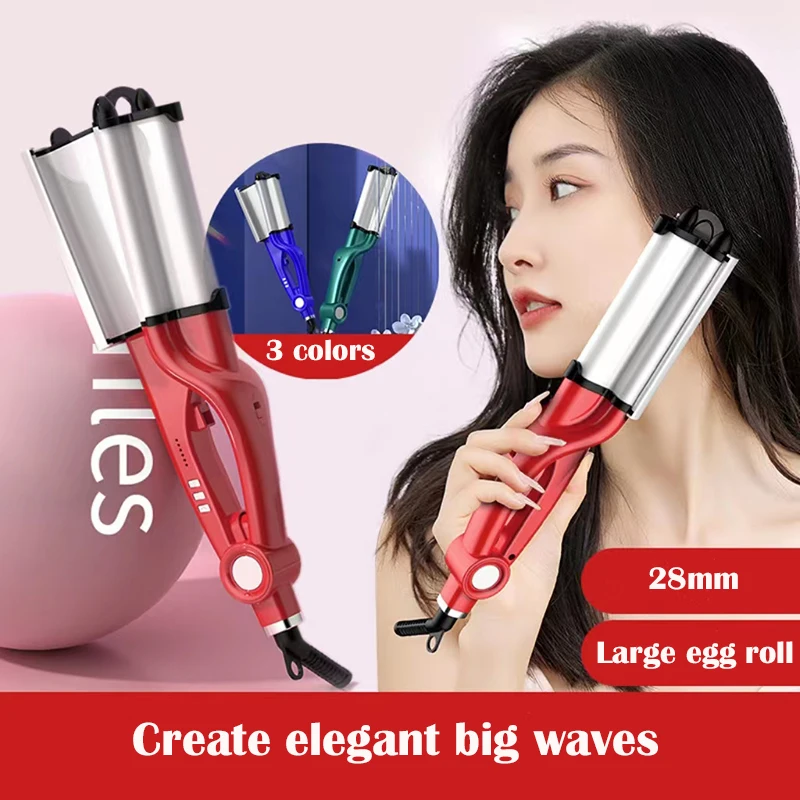 Hair Curling Iron Ceramic Professional Hair Curler Egg Roll Hair