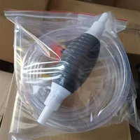 ชุดปั๊มถ่ายน้ำมันเชื้อเพลิงแบบมืออาชีพ - ปั๊มดูดน้ำมันแบบมือสำหรับงานหนัก ใช้ได้กับน้ำมันเบนซิน น้ำมันดีเซล และน้ำ 6