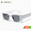 Ralferty Vintage y2k rectangular Sunglasses Women Designer 2025 UV Protection Sun Glasses For Women Men White Green Outdoor 1