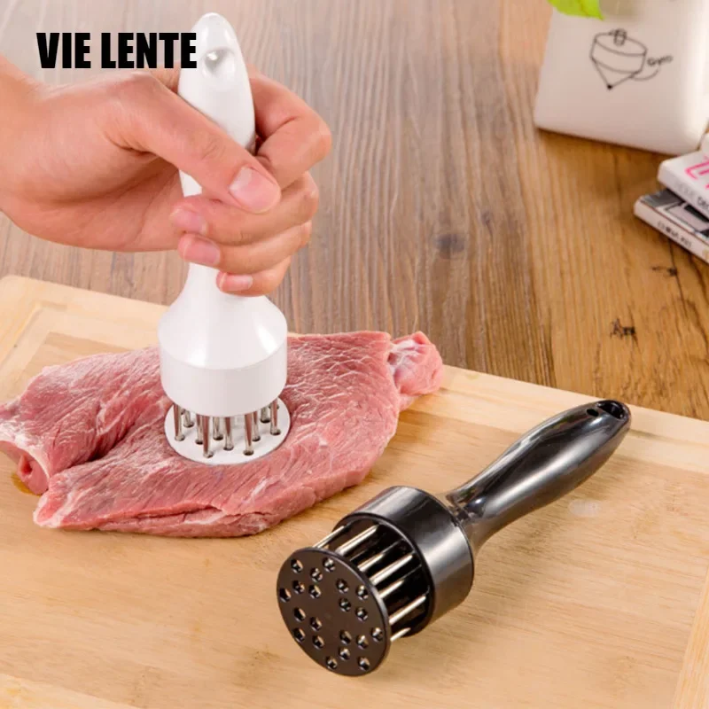Hamburger Press Meat Tenderizer Needle with Stainless Steel Kitchen Tools Cooking Accessories Gadgets Poultry Lacers String