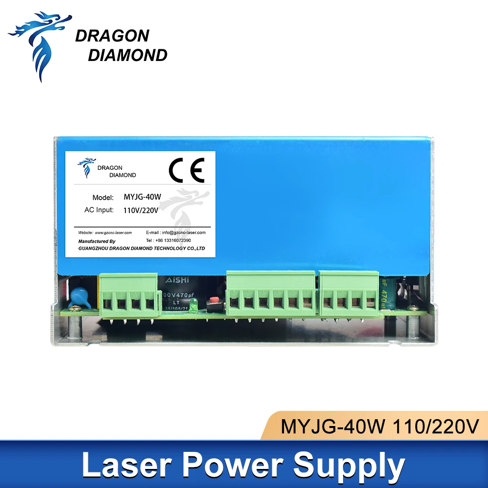 M40 40W Co2 Laser Power Supply LCD Display Support 110V/220V 115V/230V For Laser Tube Engraving Cutting Machine Original MYJG
