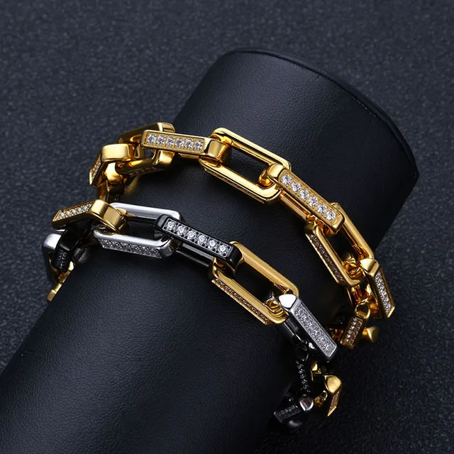 Bracelet en bambou en acier au titane pour hommes et femmes, accessoires de bijoux hip-hop, ne se décolore pas, haute qualité, mode 2024 1