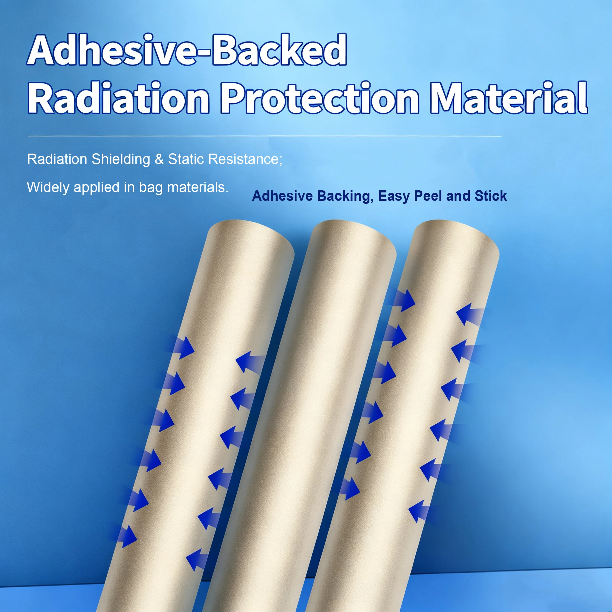 Self-Adhesive EMF Protection Shielding Fabric