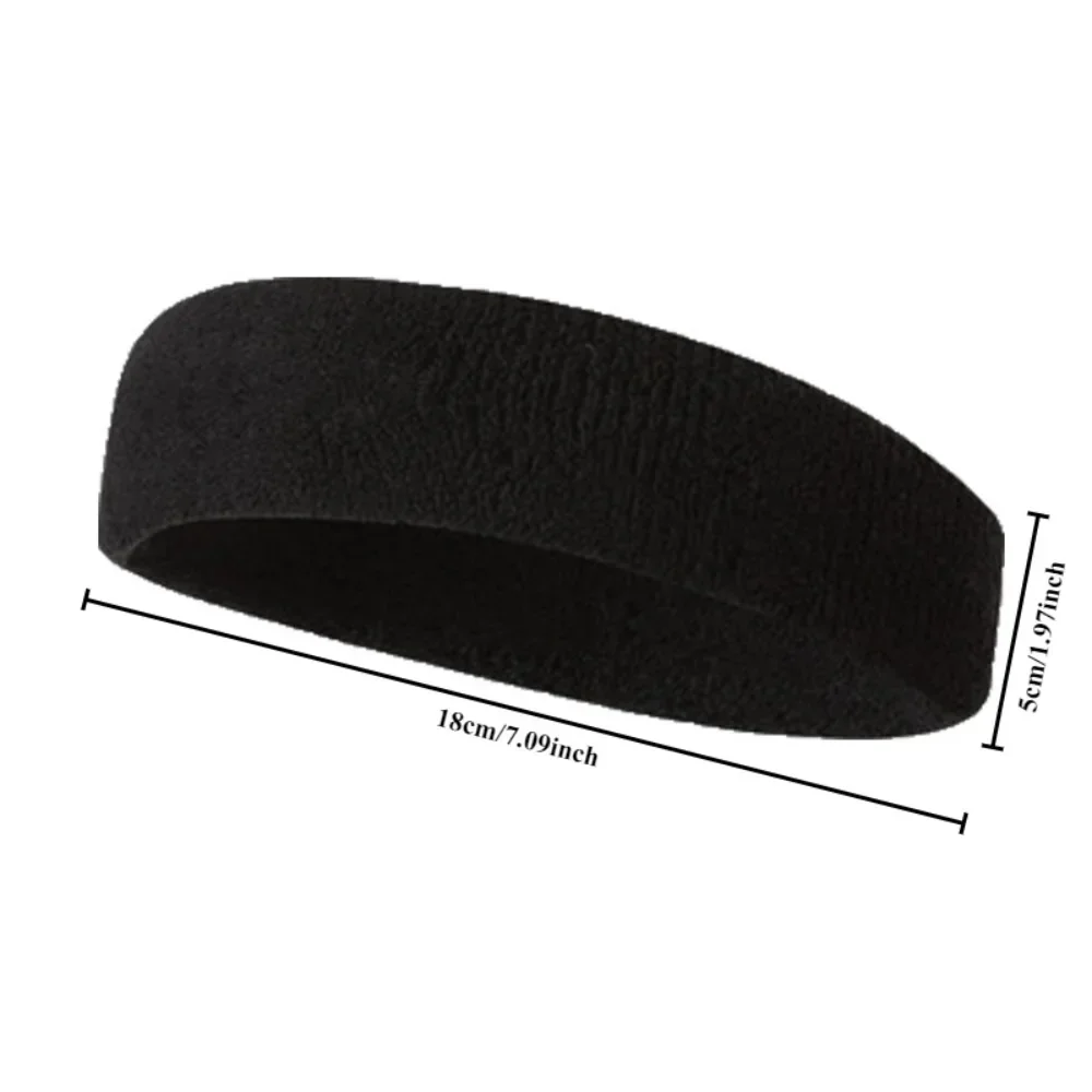 1pc Sports Headband Running Headwear Sweat Absorbing Headband Basketball Antiperspirant Towel Sweat Band Football Headband