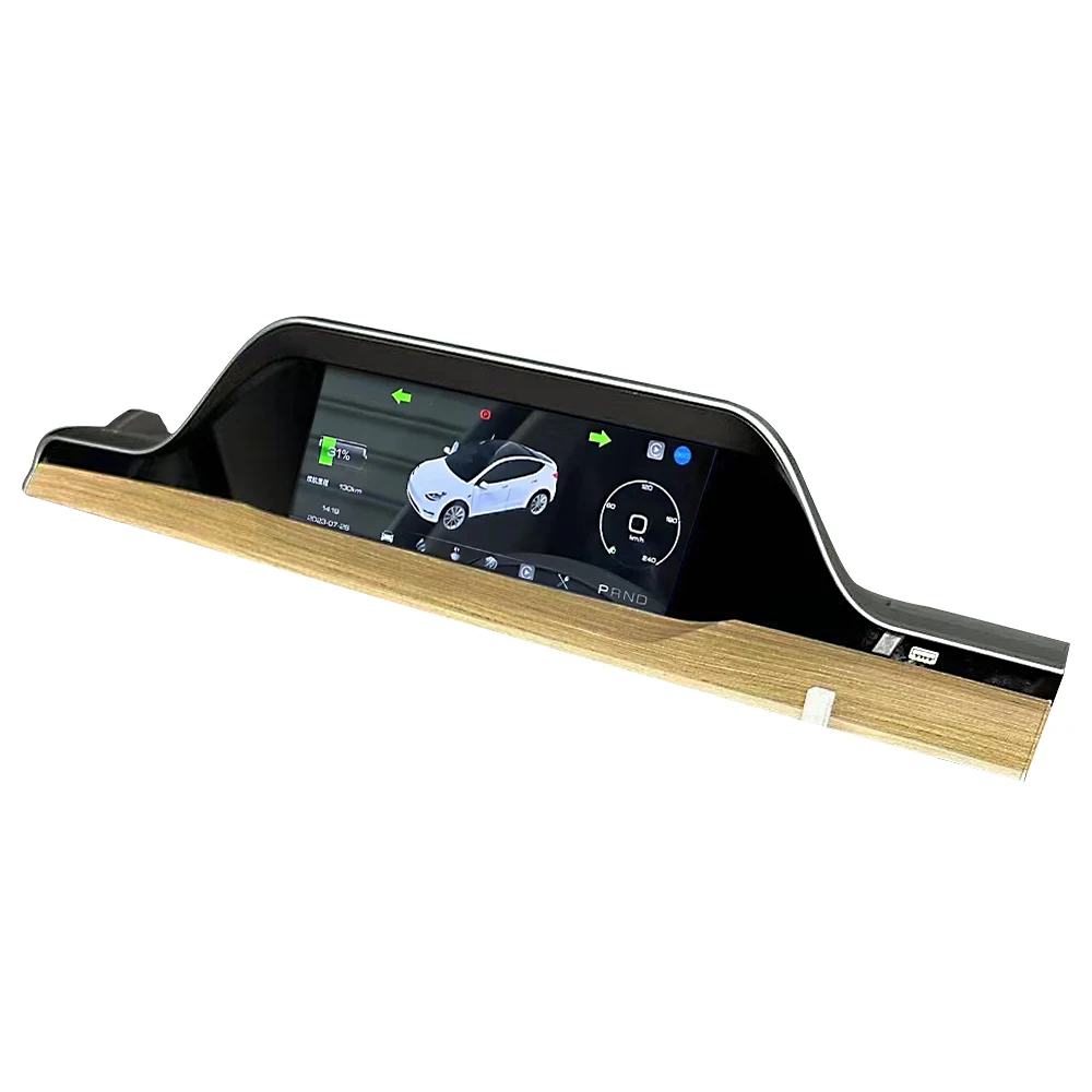 

Integrated 10.25 Inch Instrument Cluster Dash Cover Display Dashboard for Tesla Model 3&Y