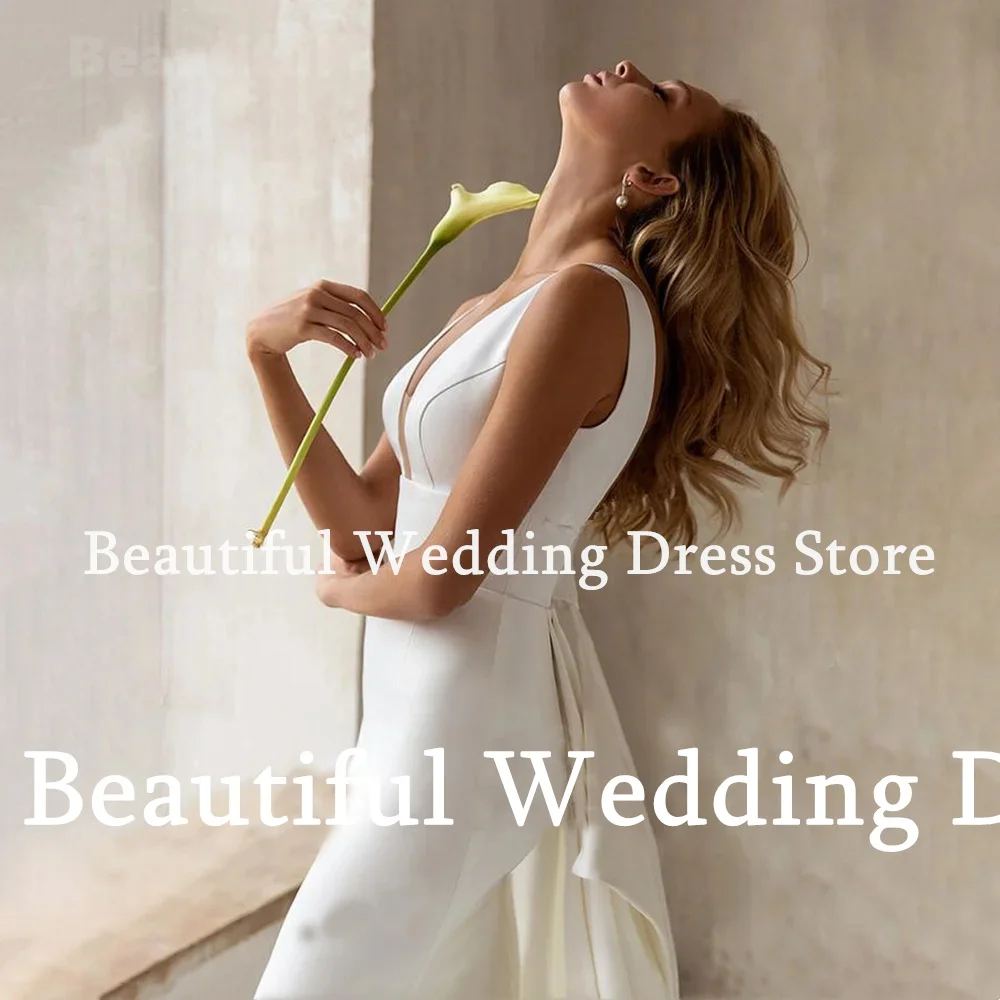 Рисунок 3 - Красивое белое атласное свадебное