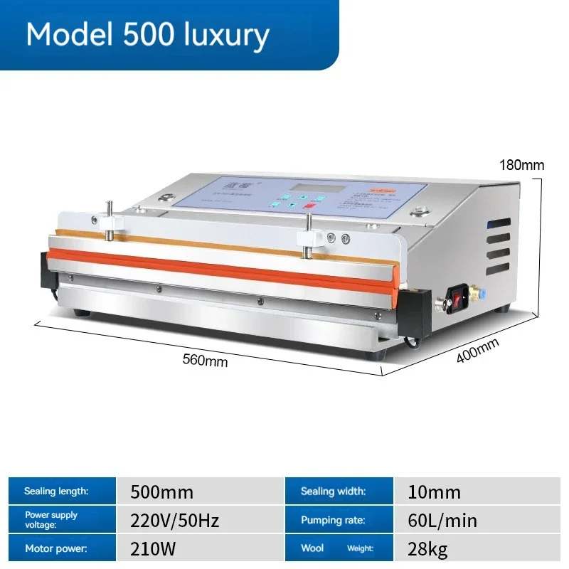 Pneumatic packaging machine, food vacuum sealing machine Automatic plastic sealing machine