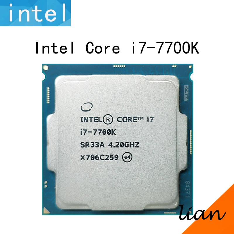 Intel Core i7-7700K 4.2GHz CPU 動作確認済み