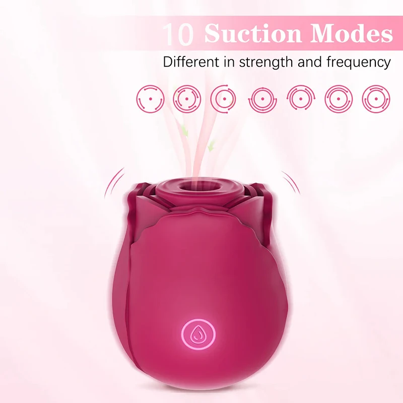 Rose-Toy Sucking Vibrator Women Egg Clitoris Sucker Stimulator Licking Adults Goods Sucking Sex Toys Female Rechargeable sex toys