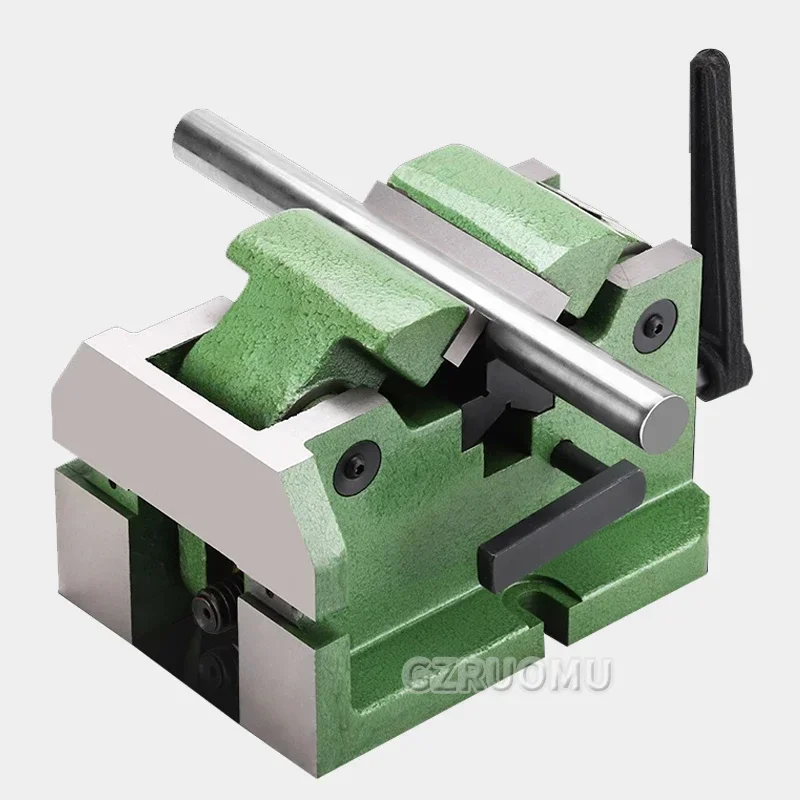 

8 Inch Milling Machine V-Shaped Vise Vertical Horizontal Bench Vice Cylindrical Center Flat Plier For Clip Round Tubular Object