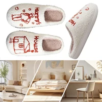Harry's House Slippers Cute House Slippers Non-Slip Plush Couple Slippers Comfortable Fuzzy Indoor Slippers for Indoor Bedroom 2