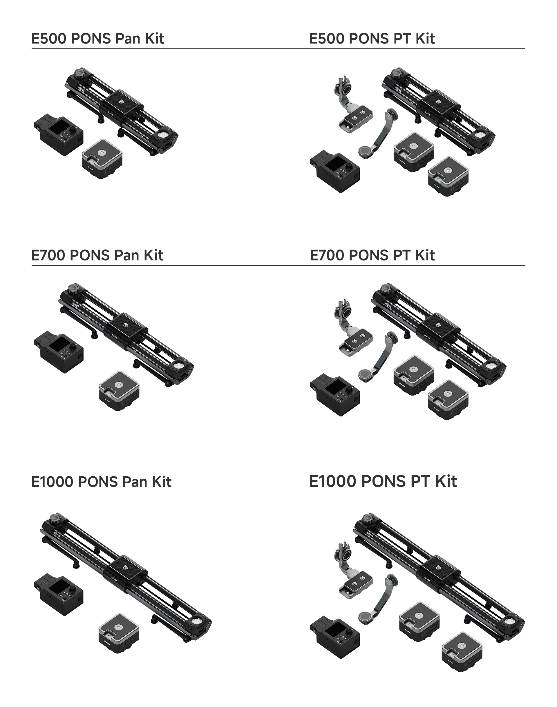 ZEAPON Micro 4 E500 E700 E1000 Multi-axis Motorized Slider for DSLR Camera Video