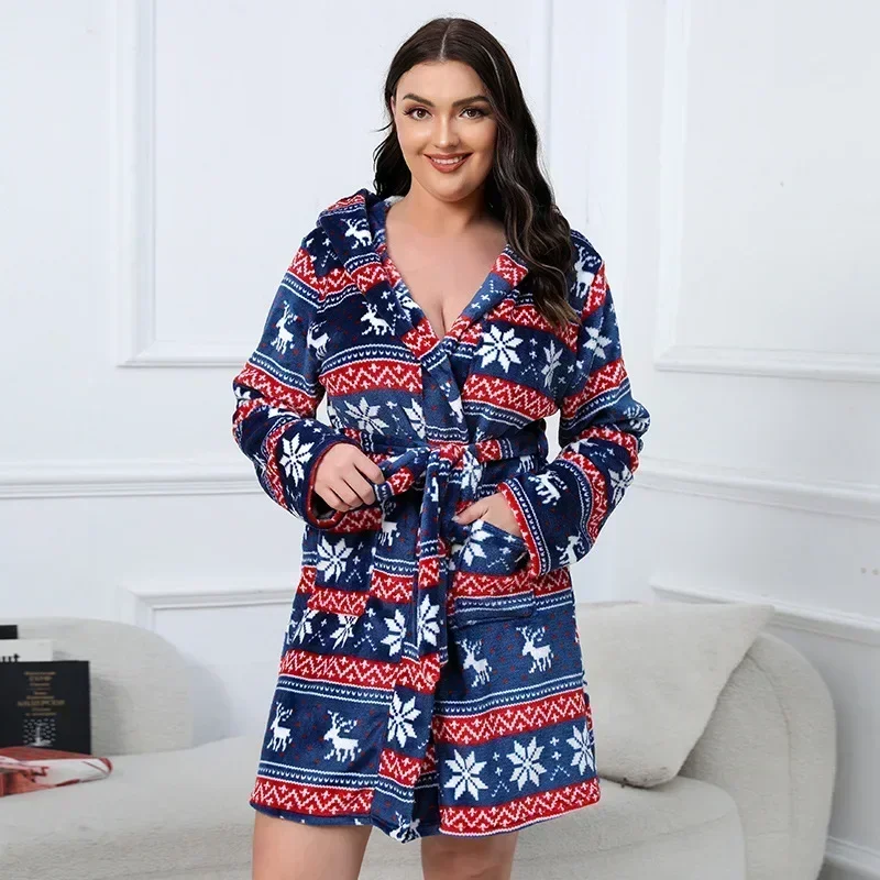 New Plus Size XL-5XL Printed Dress for Women Loose and Fashionable Lace Up Casual and Comfortable Oversized Dress