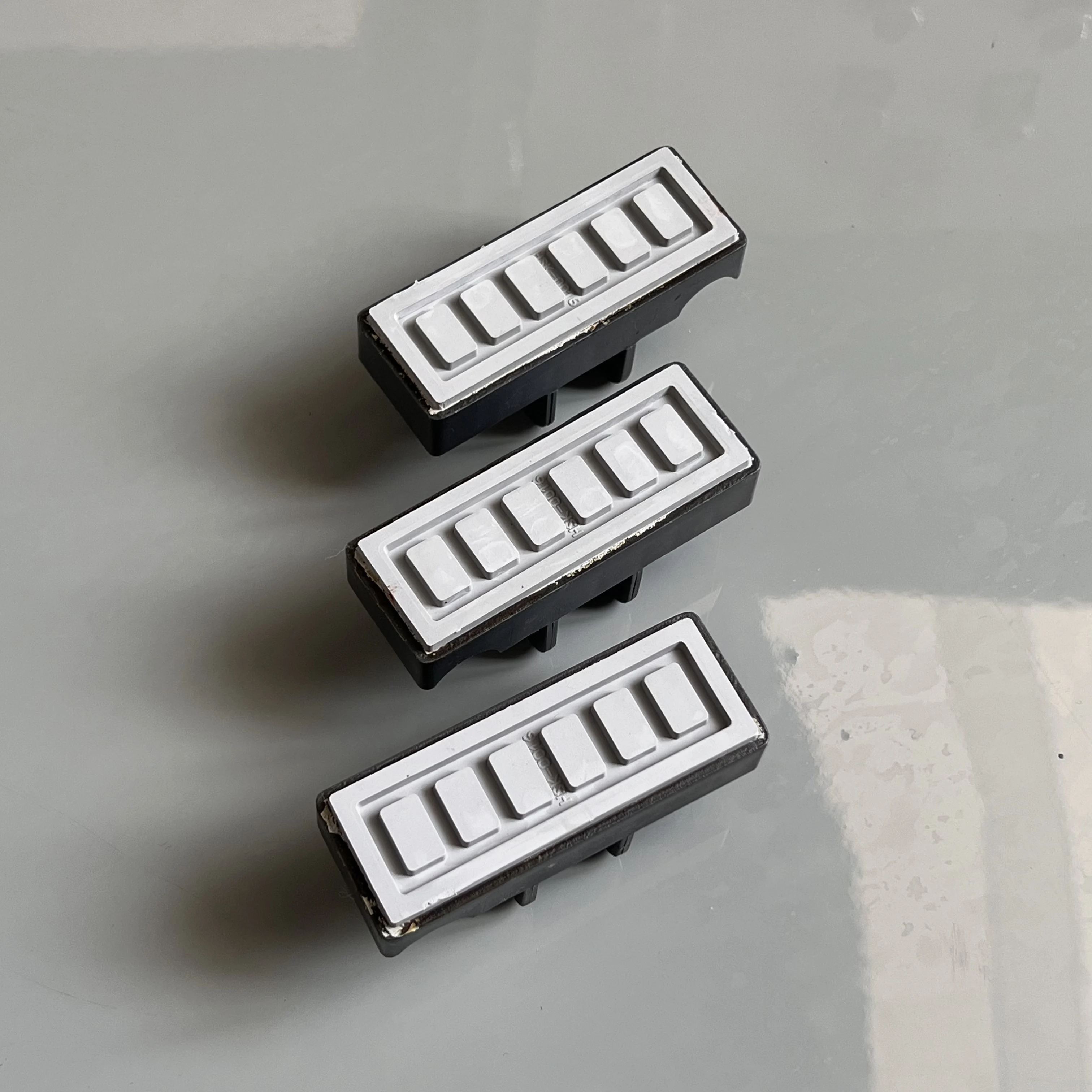 10개 80x30x18mm 컨베이어 체인 블록 컨베이어 패드(호마그 브랜트 엣지 밴딩 머신용)
