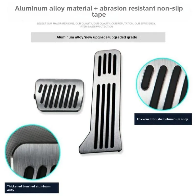Aluminum alloy Foot Pedals For Mazda CX-3 CX 3 CX3 2015~ Car Accelerator Brake Pedal No Drilling Rest Pedal Car-styling