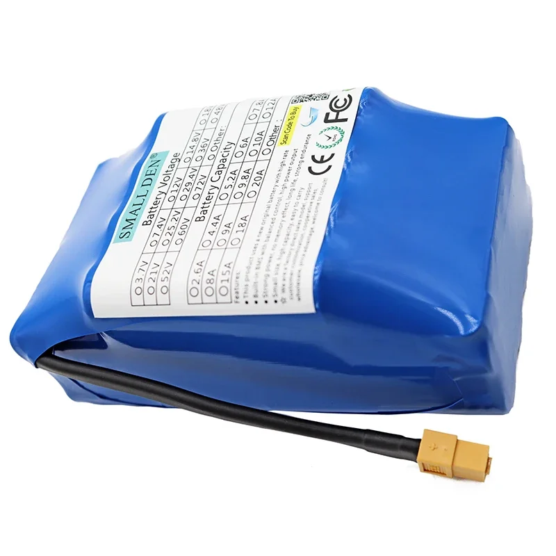 36V 4400mAh Lithium Battery Pack Balance Car Battery Pack 10S2P Built-in BMS High Power