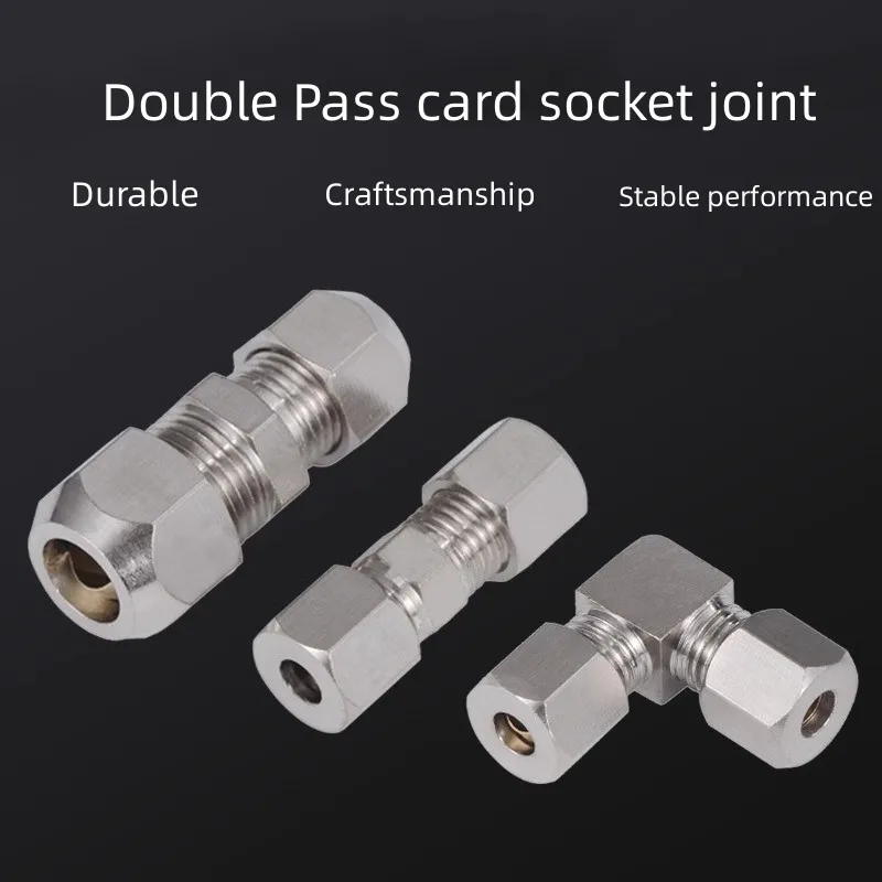 2 Pezzi E 5 Pezzi Jg Rame Nichelato Boccola Della Carta Pu/Pg/Pv Tubo A Gomito A Doppio Passaggio Di Diametro Variabile Tubo Di Rame 4/6/8/1012