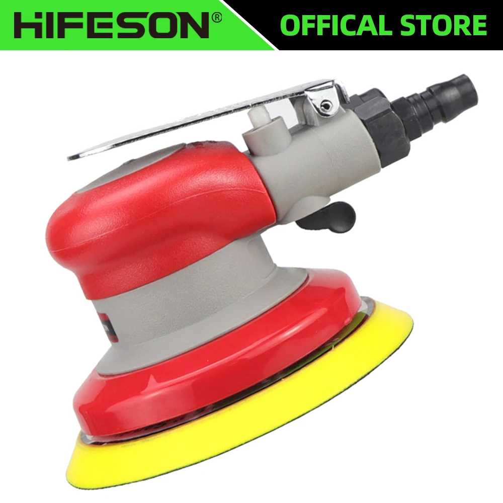 ملمّع هوائي HIFESON بقياس 5/6 بوصة، آلة صنفرة هوائ...