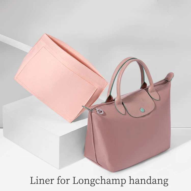 

Storage Linner Felt Purse Insert Bag Organizer Fit Longchamp Handbag Luxury Handbags Inner Shaper Tote Makeup Bags