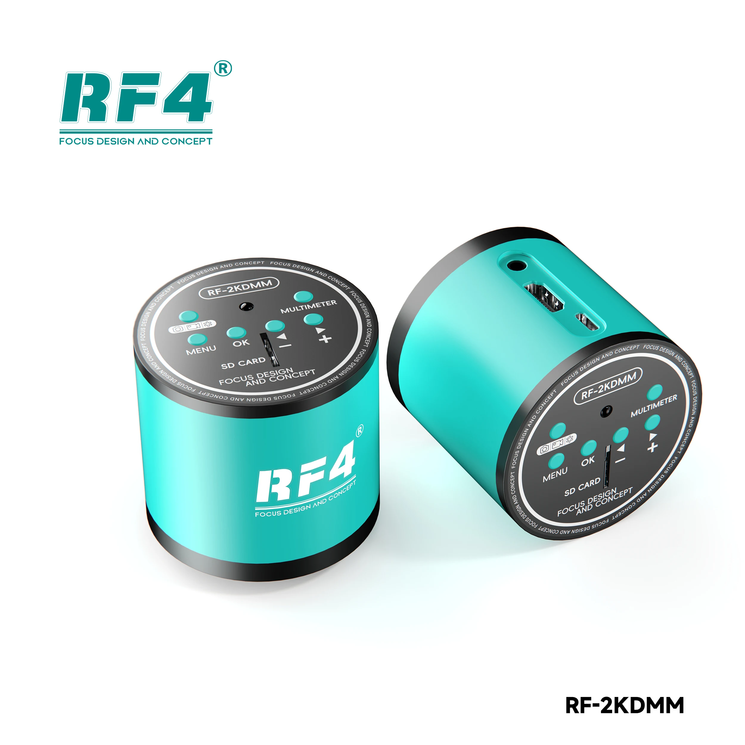 RF4 RF-2KDMM 2K 비디오 현미경 카메라 HDMI 1080P 60FPS CCD CMOS 산업용 디지털 카메라 (납땜 수리 이미지 수집용)