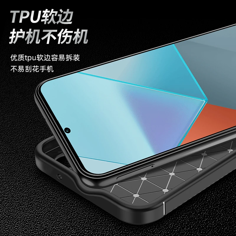 tectTech Funda TPU Brushed Xiaomi Redmi Note 13 Pro Black - Comprar online