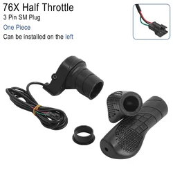 Enhanced Ebike Half Twist Electric Speed Throttle for Variable Voltage E - Bikes (SM Plug)