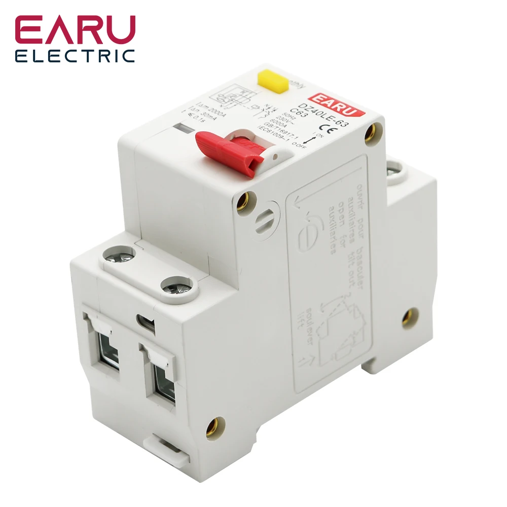 Description Picture 4 of itemEPNL DPNL 230V 1P+N Residual Current Circuit Breaker with Over and Short Current Leakage Protection RCBO MCB