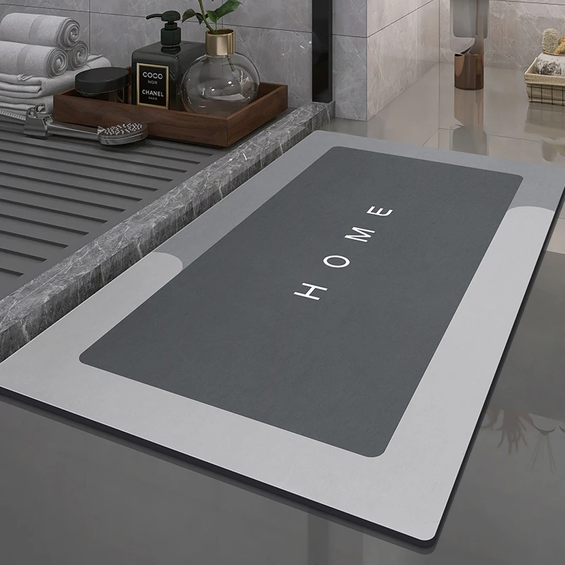 

Супервпитывающий коврик для ванной, коврики для ног, нескользящий напольный коврик, Быстросохнущий коврик для душа, туалета, коврик для входа, моющийся