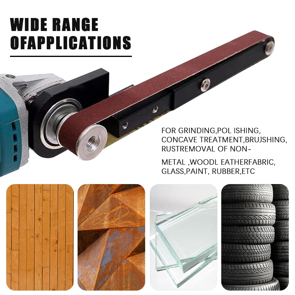 Metals Handle Holder Adapter Tool Accessories Sanding Belt Machine Electric Drill Conversion Angle Grinder Trimming Polishing