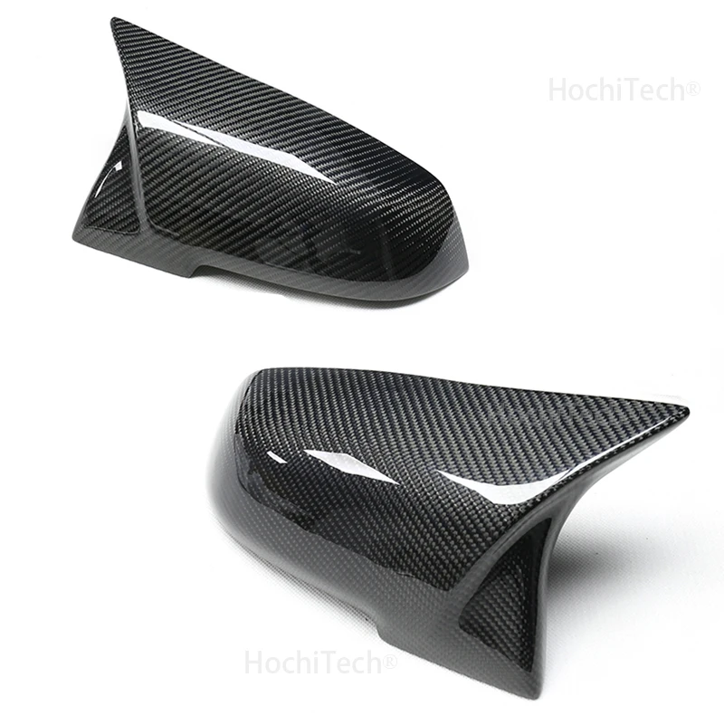  XDSMGS Cubierta de espejo retrovisor de automóvil, accesorios  deportivos modificados de fibra de carbono negro, 2 piezas, para BMW serie 1  3 E81 E82 E87 E88 E90 E91 E92 E93 : Automotriz