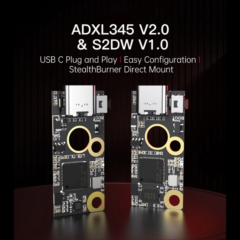 

Improve Print Quality Accelerometer Board Resonance Compensation Modules for 36 Printer Motor for ADXL345/LIS2DW Sensor