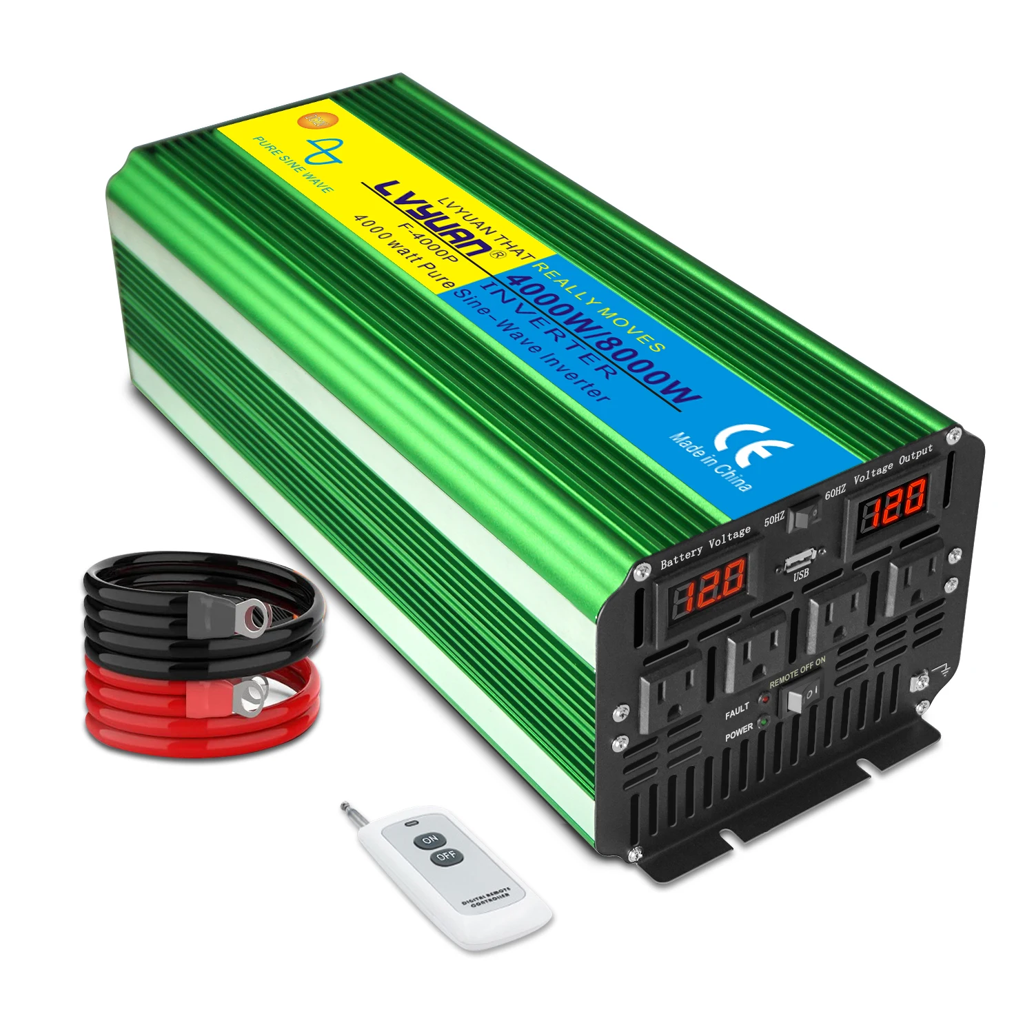 Reine sinus-wechselrichter 12v Power Inverter für 220v 4000w 8000w