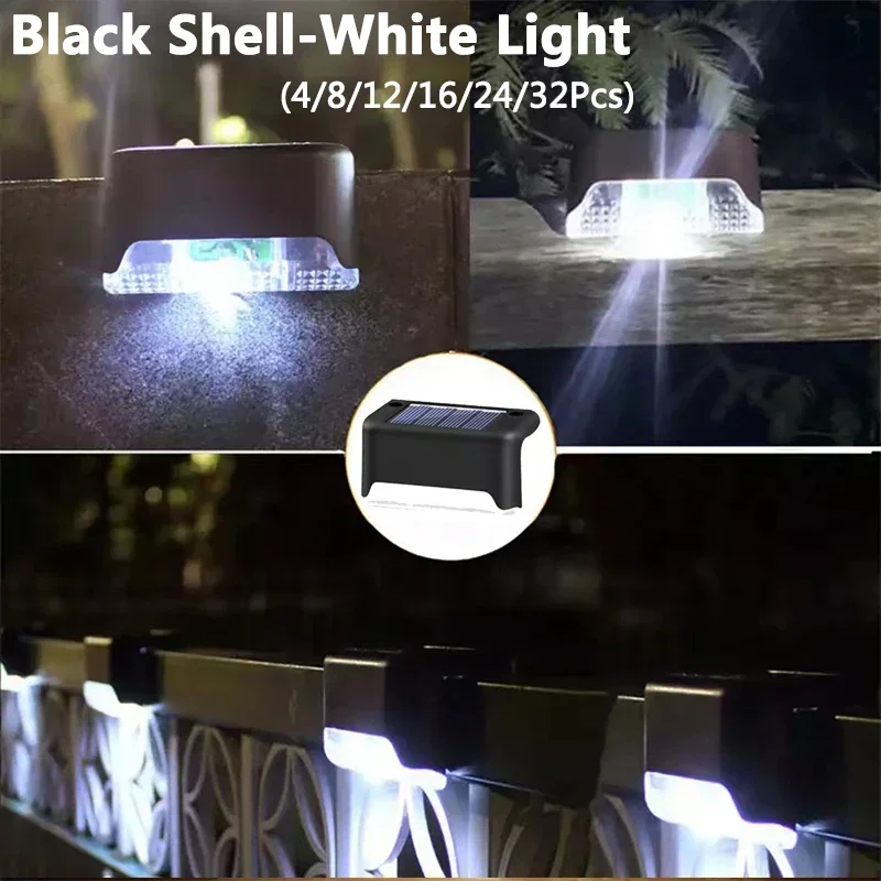 ตัวเลือกสินค้า LED Solar Step Lights 6 Sizes ประหยัดไฟ ติดตั้งง่าย สวน บันได ลานบ้าน