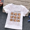 Children's Clothing Kawaii Cartoon Capybara Print Short Sleeve T-shirt Cute Capybara Lover Gift Animal Capybaras Harajuku Tshirt 5